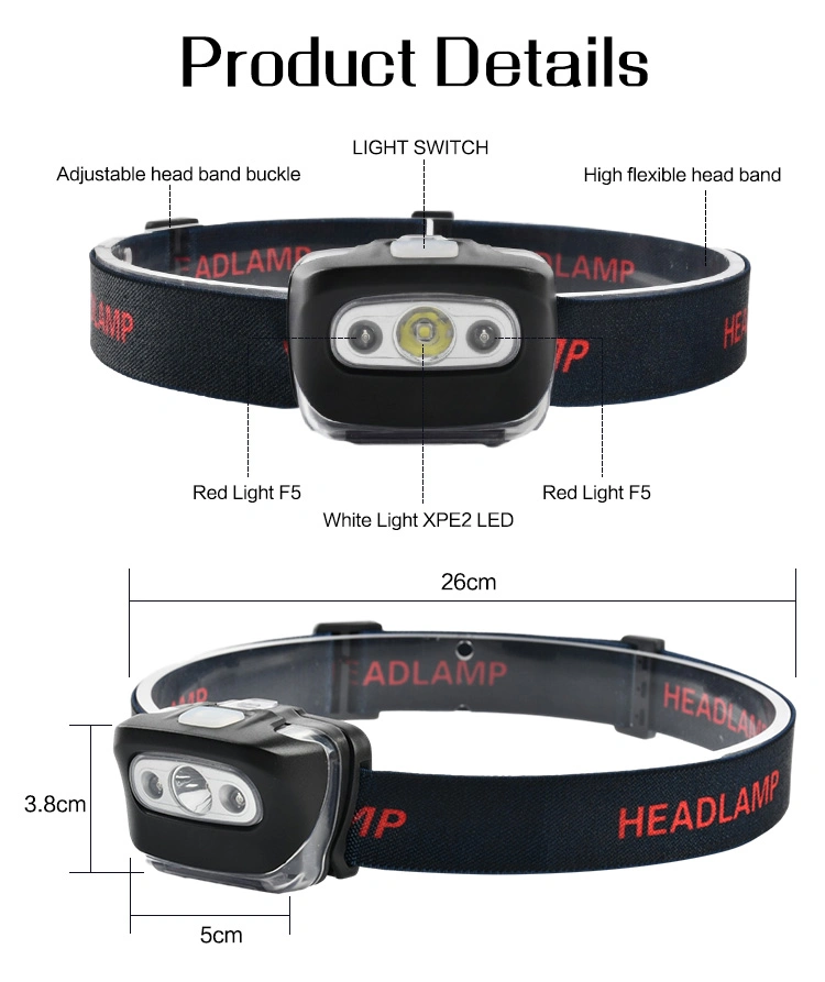 Brightenlux Wholesale Amazon Hot Selling Waterproof Camping Running LED Headlamp Headlight